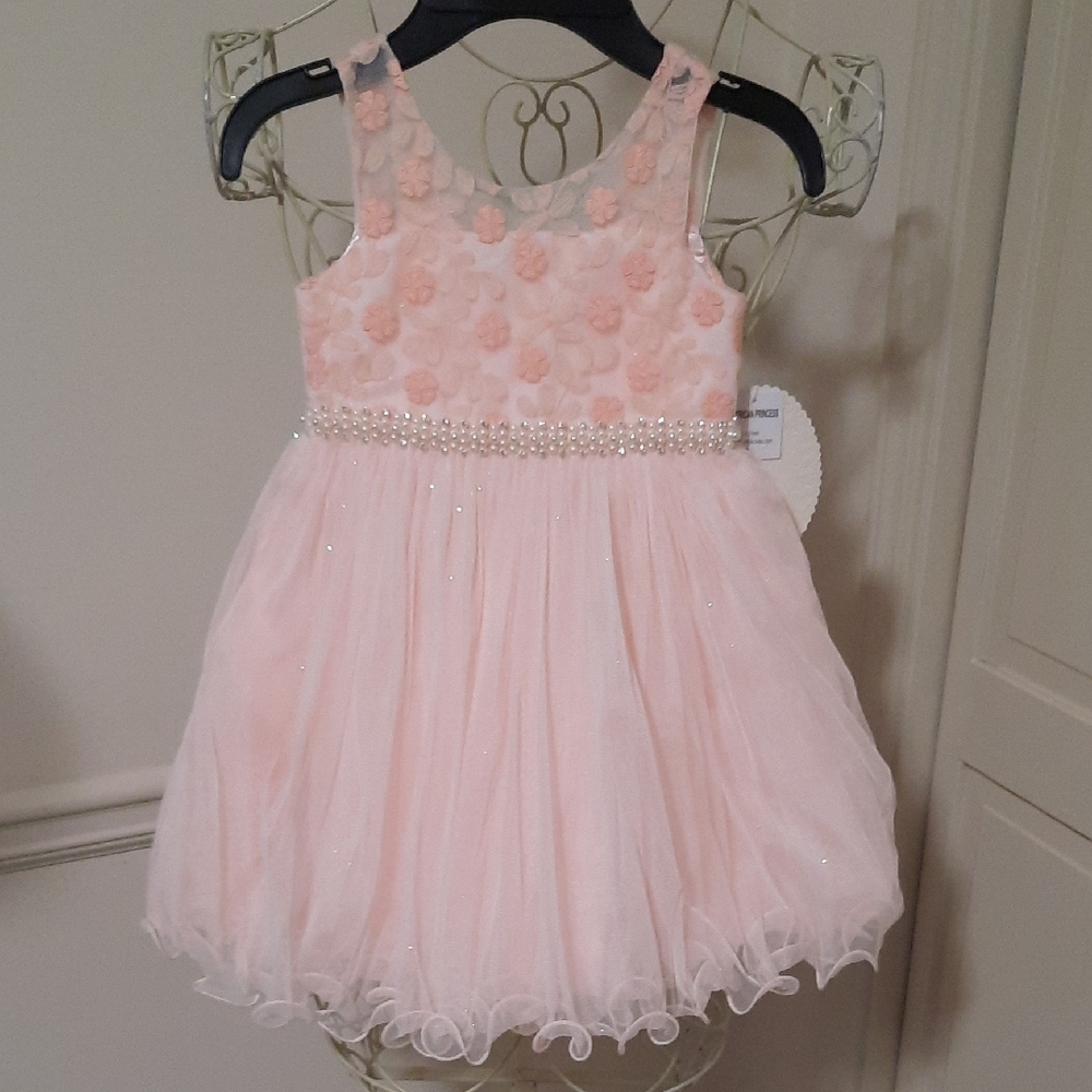 American Princess Blush Floral Dress